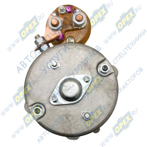 74.3708-02 Стартер 12В, 2.7-3.6кВт, МТЗ,ГАЗ,ПАЗ,ЗИЛ-5301 (дв.ММЗ-240,243,245) с колоколом; 3,6кВт (алюмин. крышка) БАТЭ3