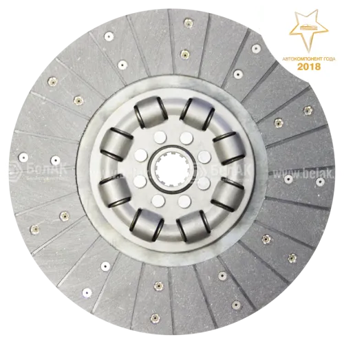 БАК.00273 Диск сцепления ведомый ф340; шлиц=12; МТЗ-80,82 БелАК