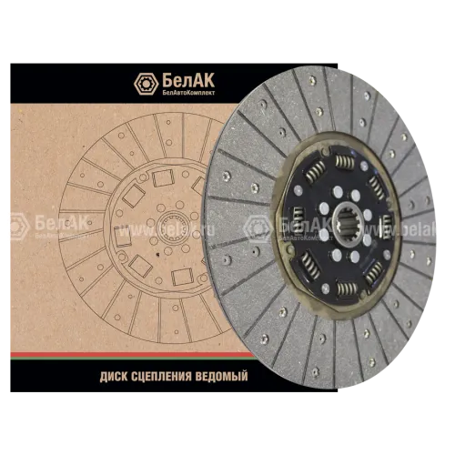 БАК.00274 Диск сцепления ведомый ф340; шлиц=12; МТЗ-80,82 БелАК3