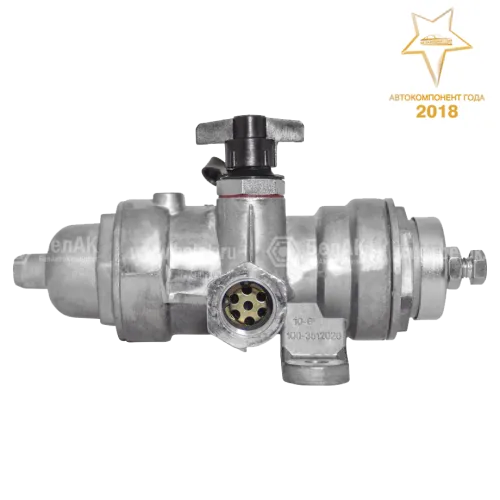 БАК.10350 Регулятор давления воздуха РДВ КамАЗ,МАЗ,УРАЛ,ЗиЛ,КрАЗ,ЛиАЗ (3выхода М16х1,5/М22х1,5/М22х1,5 креп 1отв с краном) БелАК