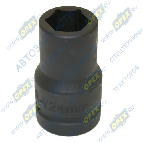 БАК.01824 Головка торцевая ударная 1" х24; (L 80мм) БелАК