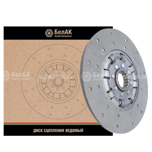 БАК.00276 Диск сцепления ф=350,шлиц=16,СМД-18/20/22 (ДТ-75) /с пружинами/ БелАК3