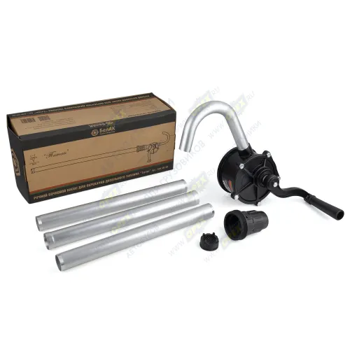 БAK.00100 Насос ручной бочковой для перекачки; роторный "Титан" (Алюминий) БелАК