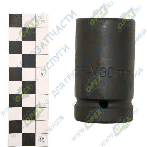 БАК.01830 Головка торцевая ударная 1" х30; (L 80мм) БелАК2