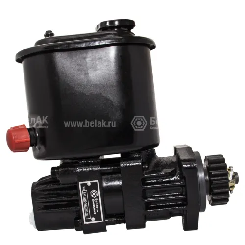 БАК.00070 Насос гидроусилителя (ГУРа) КАМАЗ в сборе с бачком и шестерней отвод М24 KAMAZ 4310 1979-/ LIAZ 5256 БелАК