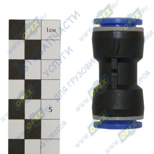 БАК.90015 Фитинг (штуцер) прямой; трубка ф15/ф15мм (цанга); пвх БелАК1