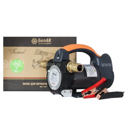 БАК.11034 Насос для перекачки топлива 24В (не погружной ); с электродвигателем 50л/мин "Гелиос" БелАК2