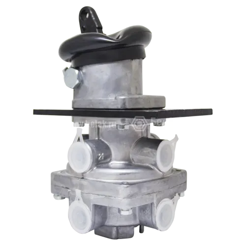 БАК.13508 Кран тормозной 2-х секционный; с рычагом (отл. располож. присоедин бобышек) БелАК1