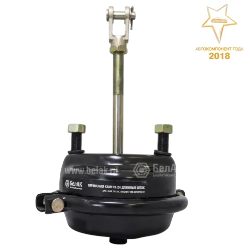 БАК.76124 Камера тормозная тип 24 (шток 185 мм.) (кулачковый тормоз) DAF F 2800/2900/3200;  L=175 мм БелАК