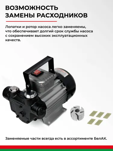 БАК.11060 Насос для перекачки топлива 220В БелАК8
