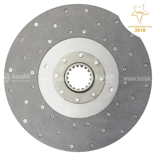 БАК.00270 Диск сцепления ф400; шлиц=17; фшлица=68х6, ведомый/А-01/ с накладками БелАК