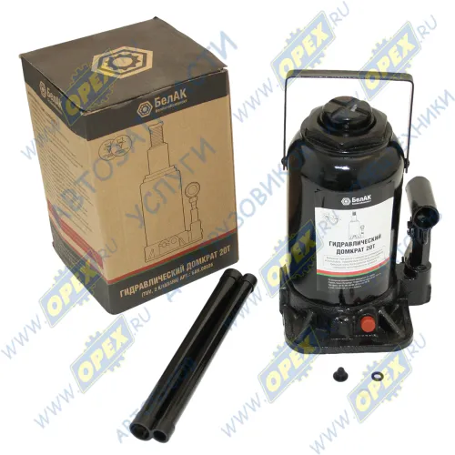 БАК.00036 Домкрат гидравлический г/п 20тонн; 250-460 (TUV, 2 клапана) БелАК