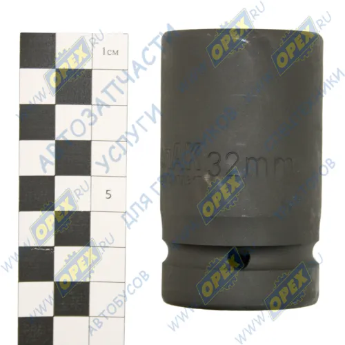 БАК.01832 Головка торцевая ударная 1" х32; (L 80мм) БелАК1