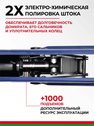 BAK.30152 Домкрат гидравлический подкатной г/п 2 тонны БелАК4