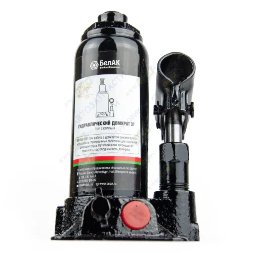 БАК.00027 Домкрат гидравлический г/п 3 тонны; (TUV, 2 клапана) БелАК5