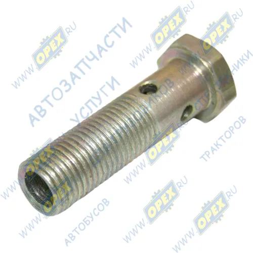 870022 Болт-штуцер С/И М14х47х1,5 Р=32 К=19 с/и перепускной 2отв., полый, топливный низк.давл.КАМАЗ БелЗАН