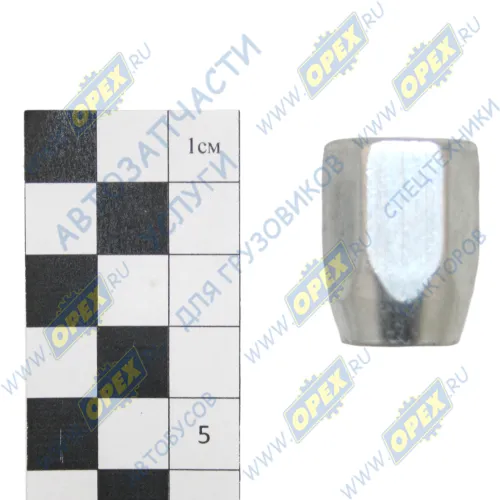 864812 Гайка (накидная) ГОСТ-9122 Dтруб=10 М16х1,5; h=28 К=19 без муфты БелЗАН1