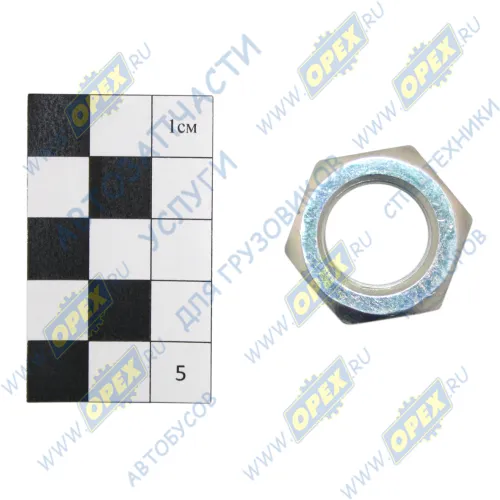 1/07266/11 Гайка ГОСТ-5916 М18х1,5 низкая; h=9 К=27 (низкая) БелЗАН1