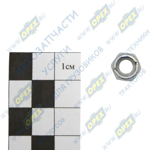 1/25742/11 Гайка DIN985 М6х1; h=8 К=10/11 самоконтрящая с нейлоновым кольцом БелЗАН1