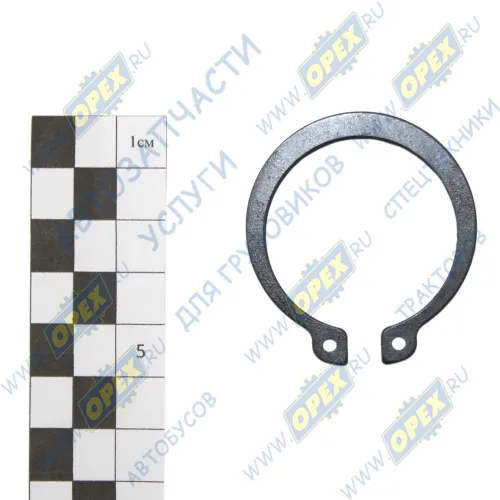 14-1701067-009 Кольцо стопор. наружн. с ушками ф36х44х2 с отвер. В40 ГОСТ 13940; ф.40 подшип.вторич.вала (105)КПП КАМАЗ БелЗАН