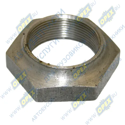 853538 Гайка ГОСТ-8918 М33х1,5; h=15 К=46 с буртиком втор.вала ЗИЛ,КАМАЗ РК БелЗАН