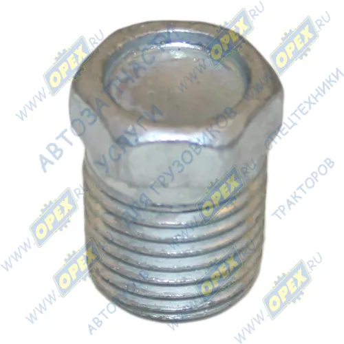 262542 Пробка коническая М14х1,5 h=18 P=13 К=14 сталь КГ 1/4 ГОСТ12720-67 БелЗАН