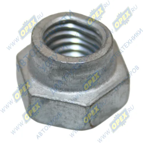 251645 Гайка DIN7967 М8х1,25 h=9 К=12/13 самоконтрящаяся с буртиком БелЗАН