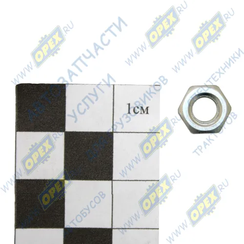 1/58962/11 Гайка ГОСТ-5915 М6х1 h=5 К=10; h=5 К=10/11 крепл. крана тормозн. обратного действия БелЗАН