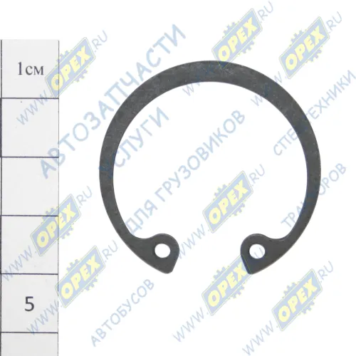 862804 Кольцо стопор. внутр. (в отвер.) с ушками ф38х33х1 шест.угл.редуктора рул.мех-ма ГОСТ13943-86 БелЗАН