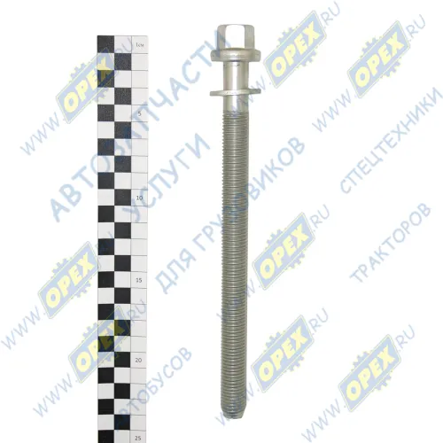 740.60-1003016 Болт DIN6921 М16х215х2, Р=185 К=19 крепл. ГБЦ КАМАЗ с фланцем БелЗАН