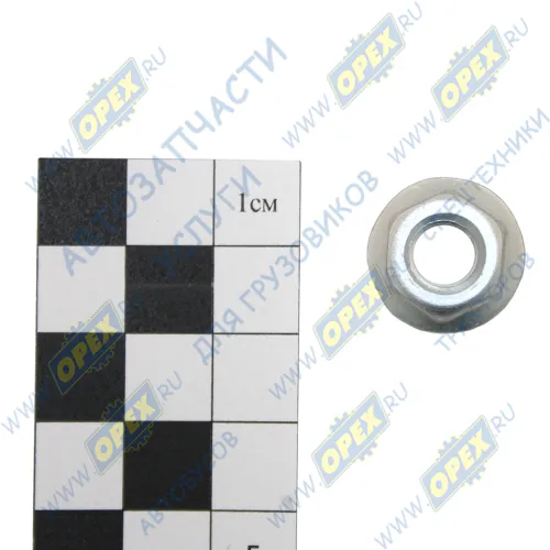 1/38322/01 Гайка ГОСТ-8918 М8х1,25 фланцевая; h=7 К=12/13 БелЗАН1