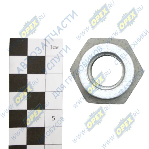 250712 Гайка С/И М20х1,5 h=22 К=38 переднего колеса ЗИЛ правая, Урал (60/ам) БелЗАН1