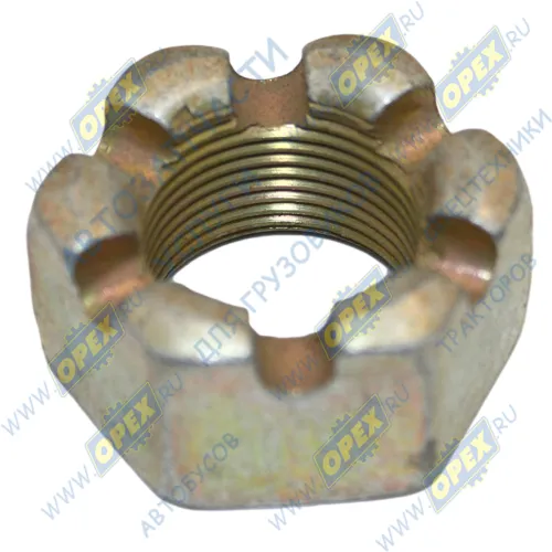 853514-П29 Гайка ГОСТ-5919 М24х1,5; h=20 К=36 (коронч.) рулевых тяг КАМАЗ БелЗАН