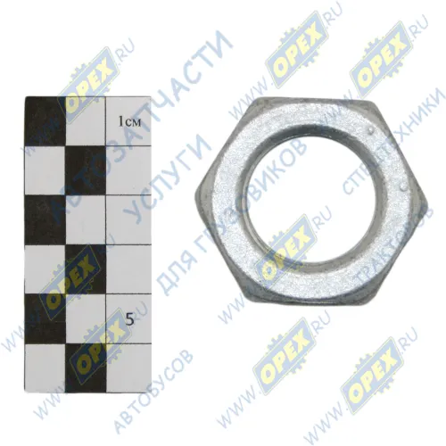 853518 Гайка ГОСТ-5915 М27х1,5 h=17 К=41 шпильки балансира задн.подвески БелЗАН
