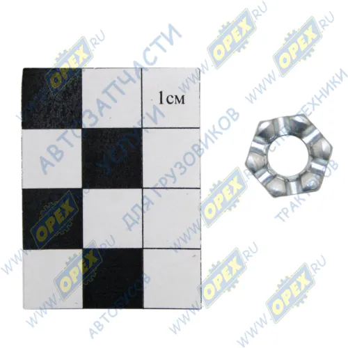 1/61056/11 Гайка С/И М8х1,25 h=6 К=14(коронч.) сферическая (0х0х6) БелЗАН1