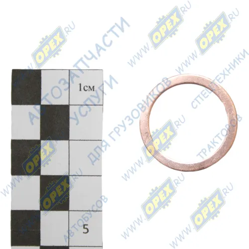 1/02634/60 Шайба плоская медная ф22х28х1 пробки БелЗАН
