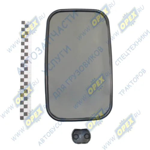 САКД-458.201.080-01 Зеркало (ПВХ) сфера заднего вида Камаз,МАЗ с подогревом 24В; [8](320х180) КАМАЗ,МАЗ с подогревом БЕЛОГ1