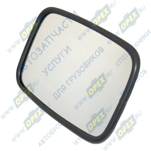 80-8201050 Зеркало (ПВХ) наружное заднего вида МТЗ основное; 295х195 без обогрева, в металлическом корпусе, с кронштейном БЕЛОГ