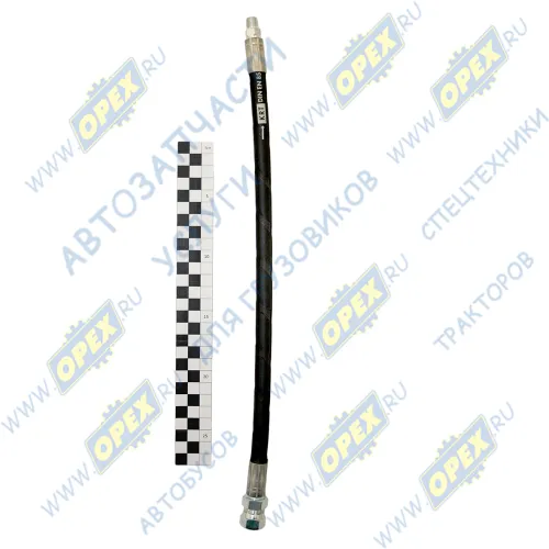 6430-5009160 Шланг МАЗ-6430,4370 подъема кабины (РВД ф15 L=420 Г=М14+К17-19/Ш=М10+К12 обрат.конус) БЕЛОГ1