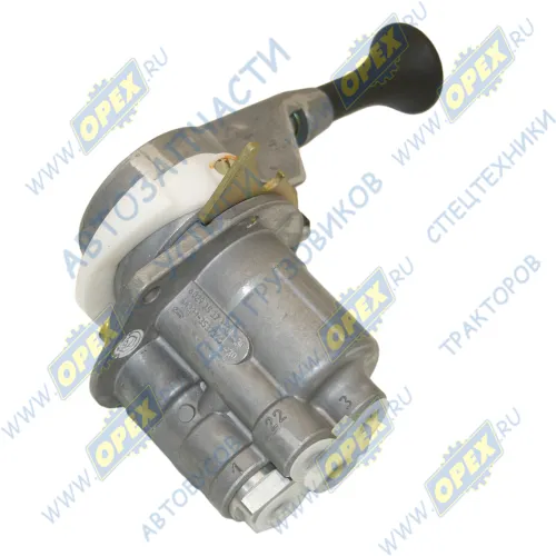 6029-3537310-30 Кран стояночного тормоза (4-х выводной); с усиленной пружиной (БелОМО) (6029) БЕЛОМО1