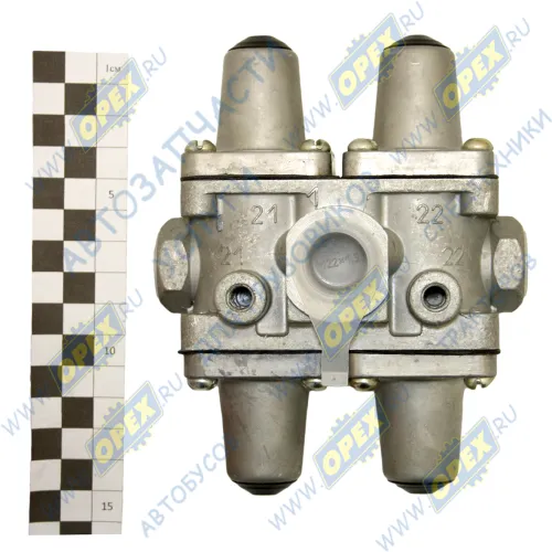 8040-3515310-10 Клапан защитный 4-х контурный КамАЗ,МАЗ; корпус металл. БЕЛОМО2