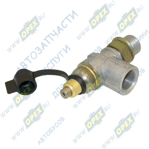 8114.00.00.000 Клапан накачки шин (Рвнутр=М22х1,5/М22х1,5; Рнаруж=М16х1,5) без клапана ZB 3167 БЕЛОМО