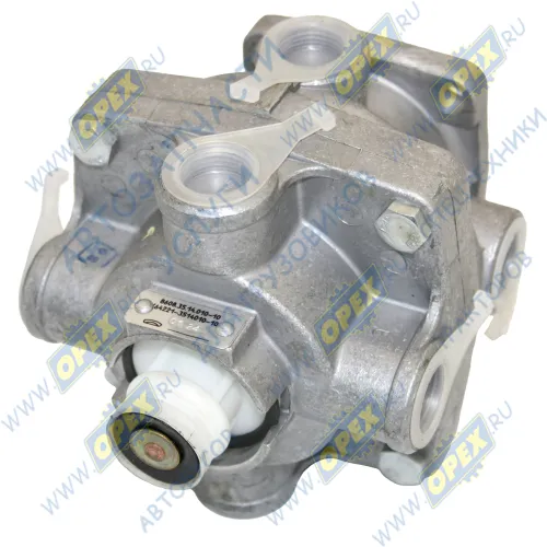 8608-3514010-10 Кран тормозной 2-х секционный без рычага МАЗ,КамАЗ,ЗИЛ,УРАЛ; (БелОМО) (8608) БЕЛОМО1