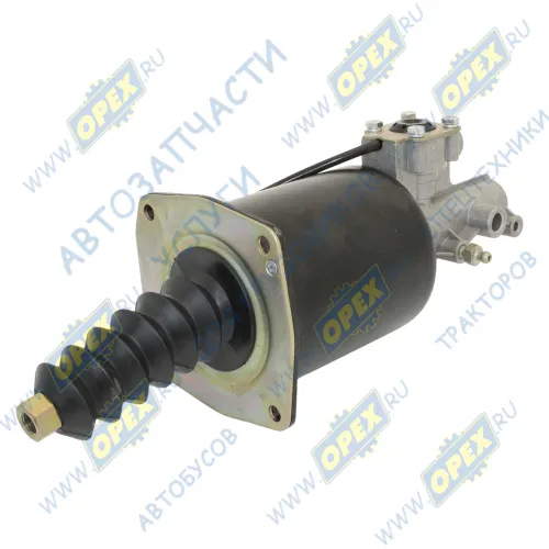 8260.1609200 Цилиндр ПГУ МАЗ,УРАЛ; Вылет штока 116мм МАЗ М12*1,25, с указателем износа БЕЛОМО1