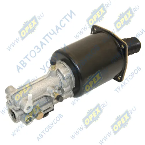 8250-1609200-00 Цилиндр ПГУ МАЗ,КАМАЗ,УРАЛ; Вылет штока 112мм,М12-6Н,подвод справа БЕЛОМО