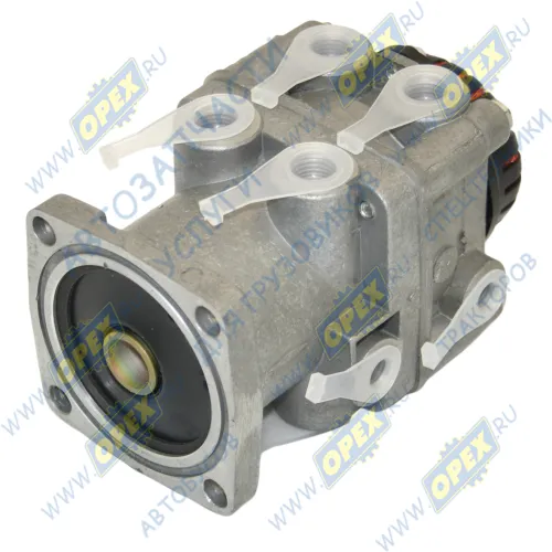 8299-3514100-10 Кран тормозной 2-х контурный МАЗ (БелОМО); М12×1,5-6Н, М16×1,5-6H БЕЛОМО