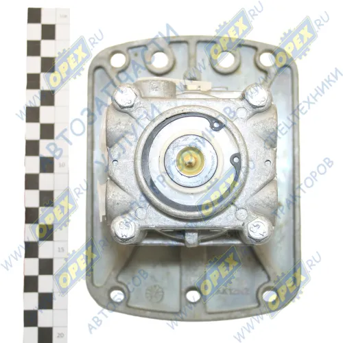 8099-3514108-00 Кран тормозной 2-х контурный подпедальный МАЗ,КамАЗ; прямое выхлопное окно БЕЛОМО2