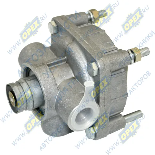 8001-3518010-10 Клапан ускорительный (Maх 1,0 МПа;резьба М22х1,5) ЗиЛ,КамАЗ,МАЗ; с креплением под шумоглушитель (без шумоглушителя) БЕЛОМО1