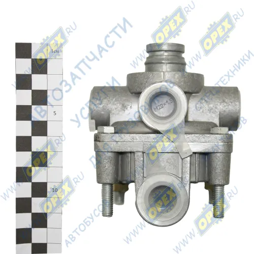 8001-3518010-10 Клапан ускорительный (Maх 1,0 МПа;резьба М22х1,5) ЗиЛ,КамАЗ,МАЗ; с креплением под шумоглушитель (без шумоглушителя) БЕЛОМО3