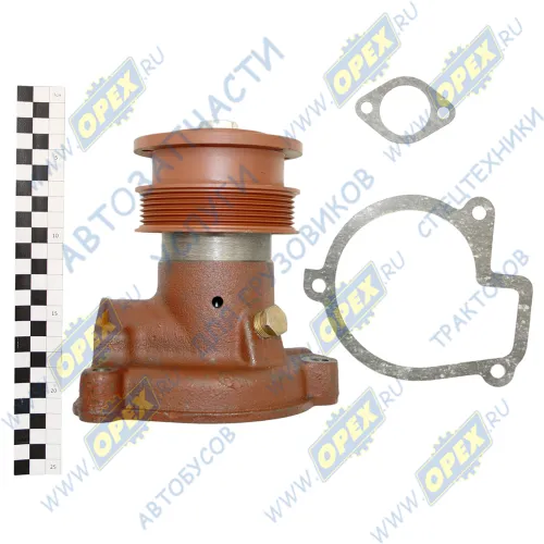 245Е4-1307010 Насос водяной МАЗ, ПАЗ Ф ШКИВА 125мм; шкив 6 руч.(под поликлиновой ремень) БЗА2